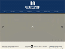 Tablet Screenshot of highpointe.com